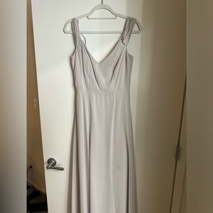 ✨After Six Taupe Gown